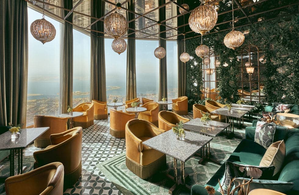 Premium Lunch with House Beverages at At.Mosphere Burj Khalifa for One