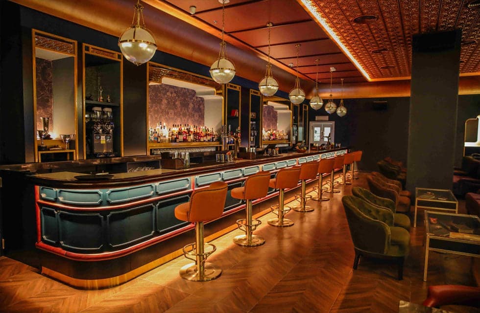 Delightful 2-Course Menu & Mini Golf for Two at Swingers