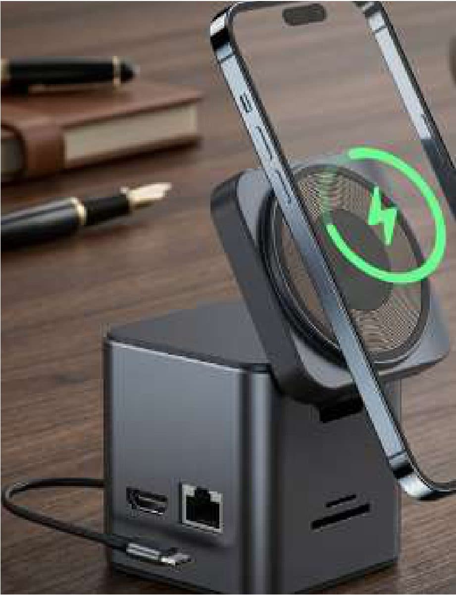 8-in-1 Desktop Charging Hub
