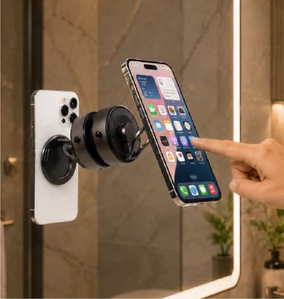 Suction Pro Vacuum Magnetic Phone Stand