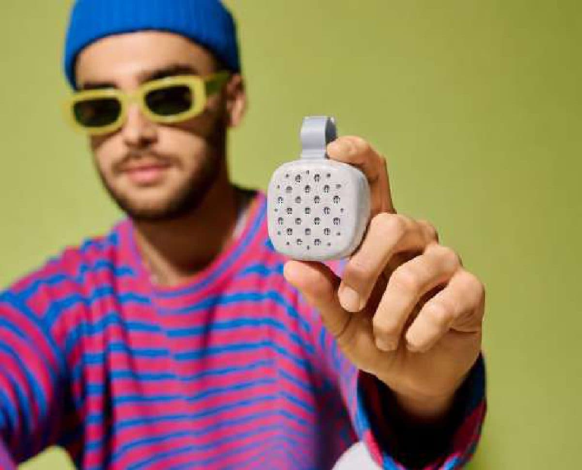 Wheat Squarish Cube Speaker